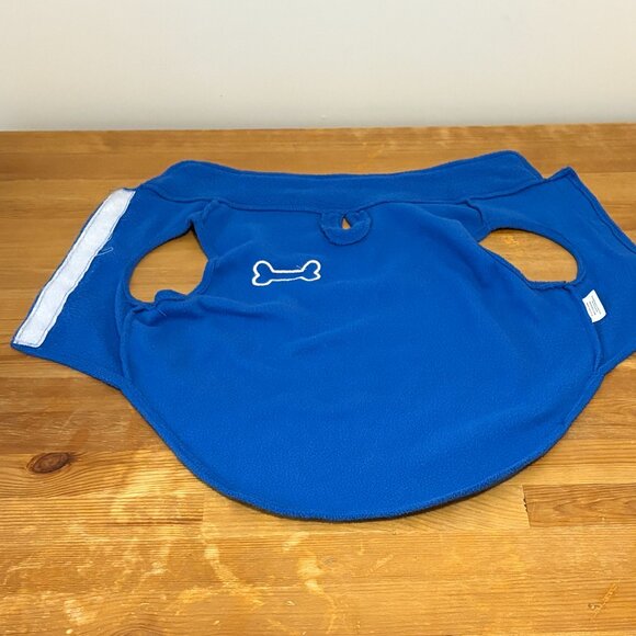 Frisco Ultra lightweight Basic Dog & Cat Velcro Blue Fleece Vest Coat Size L - Picture 7 of 11